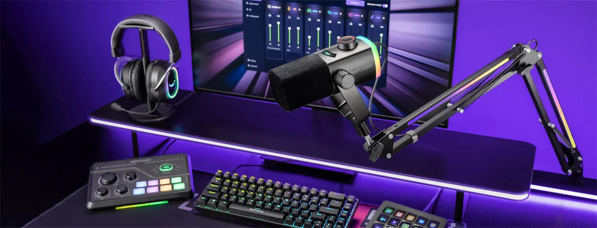 Backlit gaming keyboard in the training arena