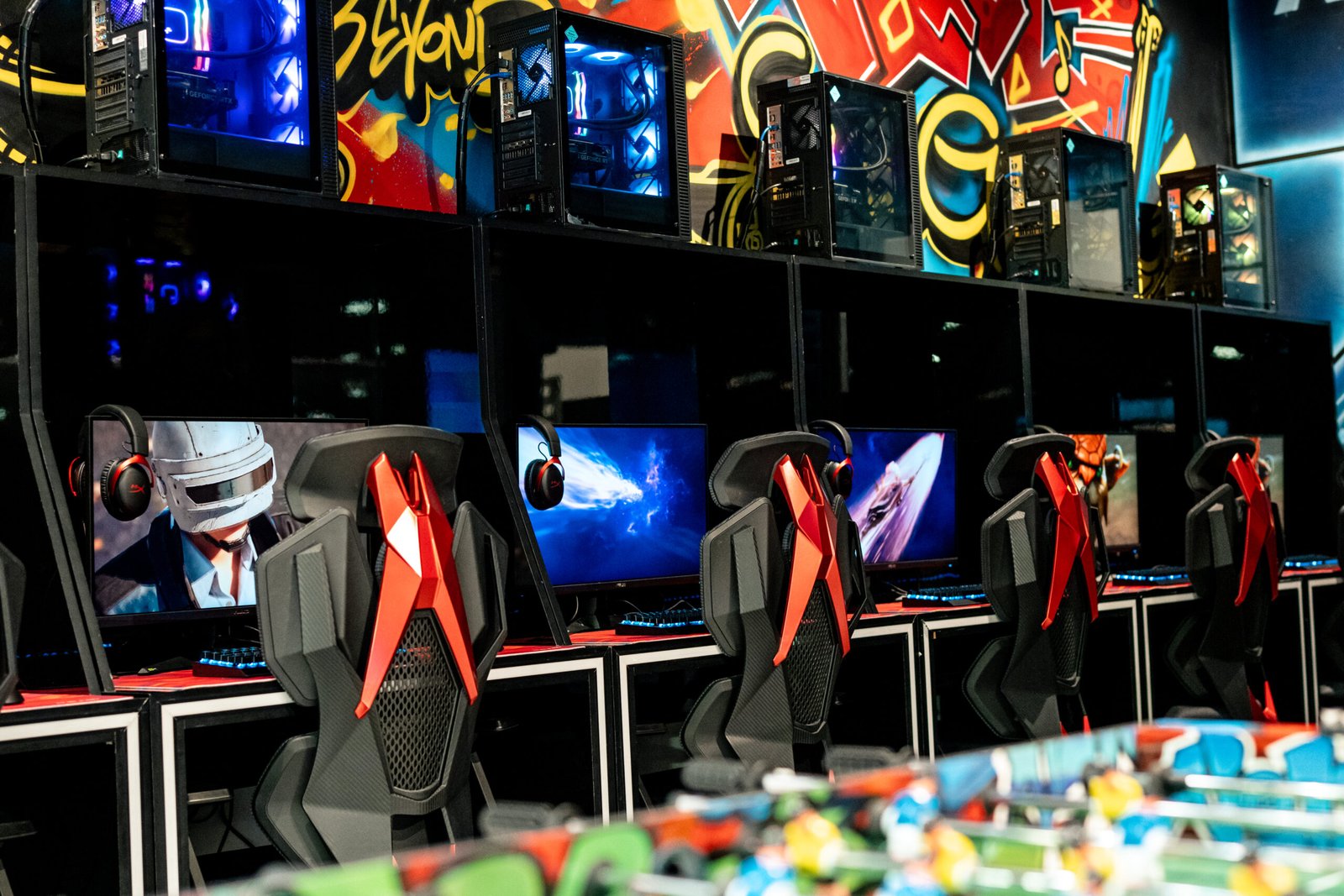 Inside the Ascend Esports venue at Sport Society, Mirdif, Dubai